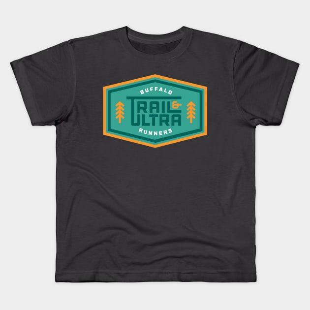 Buffalo Trail and Ultra Runners Kids T-Shirt by PodDesignShop